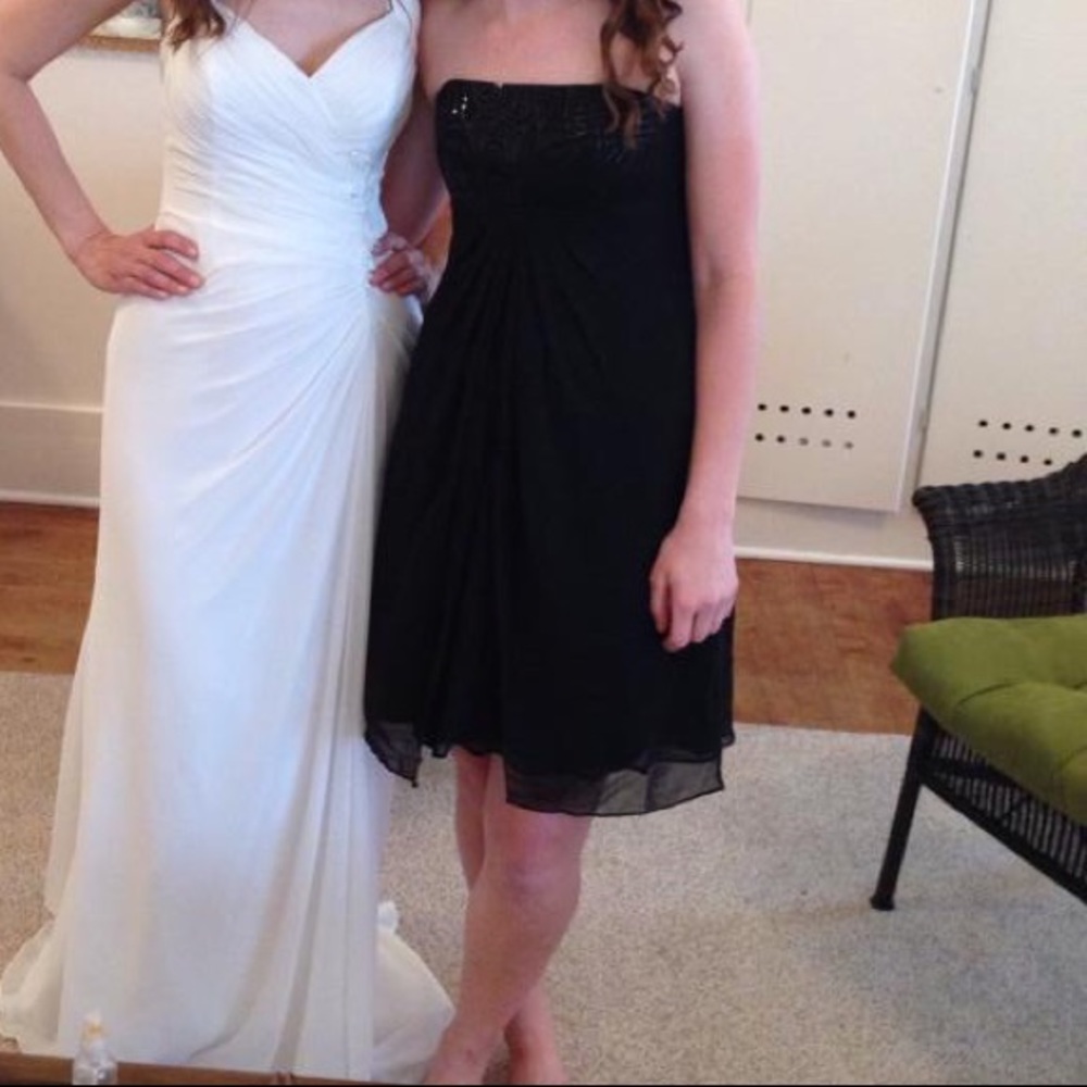 Black short dress